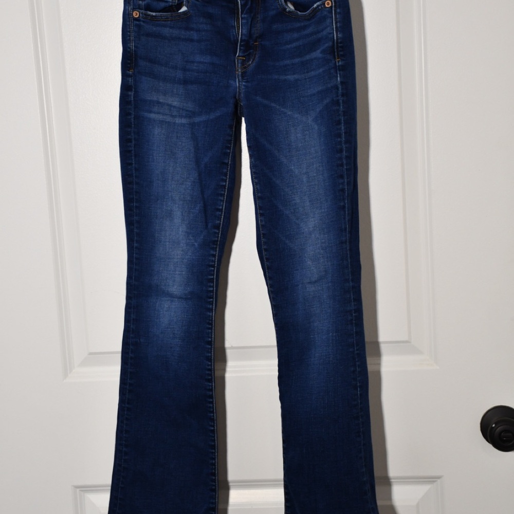 American Eagle Outfitters Dark Blue Flare Jeans